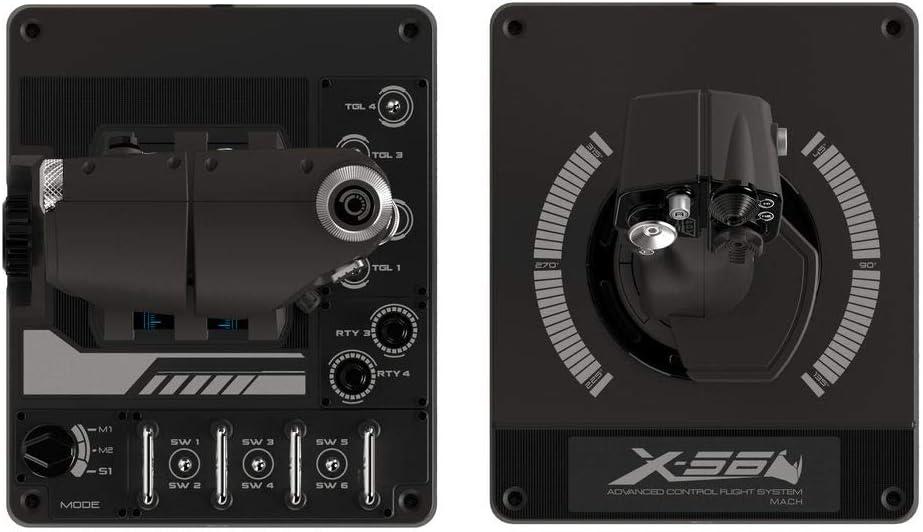 imageLogitech G X56 HOTAS Systme 3M avec Commande des Gaz RVB et Joystick 6 DOF 4 Options de Ressort 189 Commandes Programmables RVB 2x USB NoirX56 HOTAS