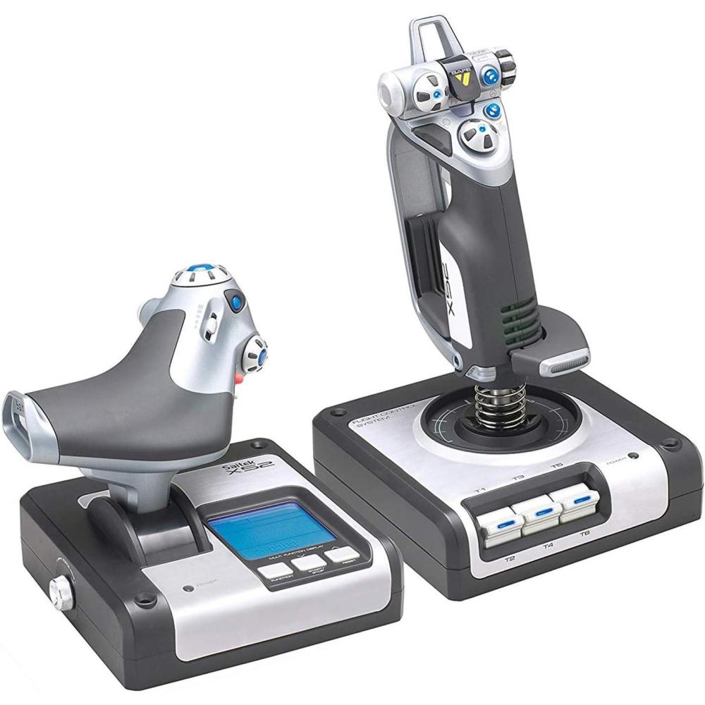 imageLogitech G X56 HOTAS Systme 3M avec Commande des Gaz RVB et Joystick 6 DOF 4 Options de Ressort 189 Commandes Programmables RVB 2x USB NoirX52