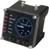 Logitech G Saitek Pro Flight USB Radio Panel Contrôleur Radio pour Simulateur de Vol, 4 Ecrans Led Séparés avec Commandes, Modulaire et Adaptable, PC – Noir(Instrument Panel)