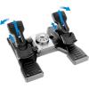Logitech G Saitek Pro Flight USB Radio Panel Contrôleur Radio pour Simulateur de Vol, 4 Ecrans Led Séparés avec Commandes, Modulaire et Adaptable, PC – Noir(Pédales de Direction)