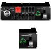 Logitech G Saitek Pro Flight USB Radio Panel Contrôleur Radio pour Simulateur de Vol, 4 Ecrans Led Séparés avec Commandes, Modulaire et Adaptable, PC – Noir(Switch Panel)