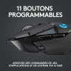 Logitech G502 LIGHTSPEED Souris sans Fil, Capteur Gaming HERO 25K, 25 600 PPP, RGB, Ultra-Léger, 11 Boutons Programmables, Batterie Longue Durée, POWERPLAY-compatible, PC, EU Packaging – Noire(Noir)