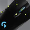 Logitech Souris de jeu sans fil G703 LIGHTSPEED, capteur HERO 25K, 25 600 DPI, RGB, poids réglables, 6 boutons programmables, autonomie prolongée, compatible PowerPlay, PC/Mac, noir(G703 LIGHTSPEED)
