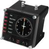 Logitech G Saitek Pro Flight USB Radio Panel Contrôleur Radio pour Simulateur de Vol, 4 Ecrans Led Séparés avec Commandes, Modulaire et Adaptable, PC – Noir(Instrument Panel)