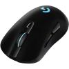 Logitech Souris de jeu sans fil G703 LIGHTSPEED, capteur HERO 25K, 25 600 DPI, RGB, poids réglables, 6 boutons programmables, autonomie prolongée, compatible PowerPlay, PC/Mac, noir(G703 LIGHTSPEED)