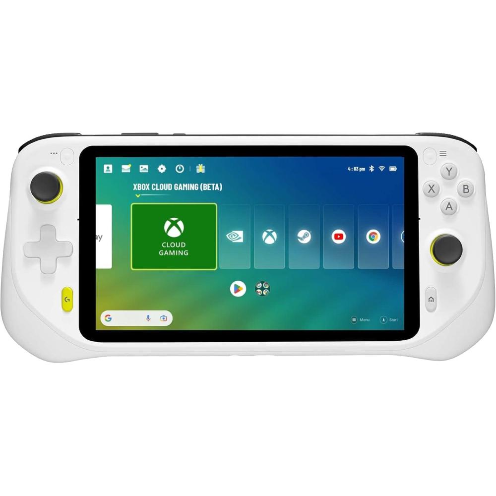 imageLogitech G CLOUD Console Portable Systme de Jeu Portable Longue Autonomie cran tactile 1080P de 18 cm Design Lger Xbox Cloud Gaming NVIDIA GeForce NOW Google Play Blanc