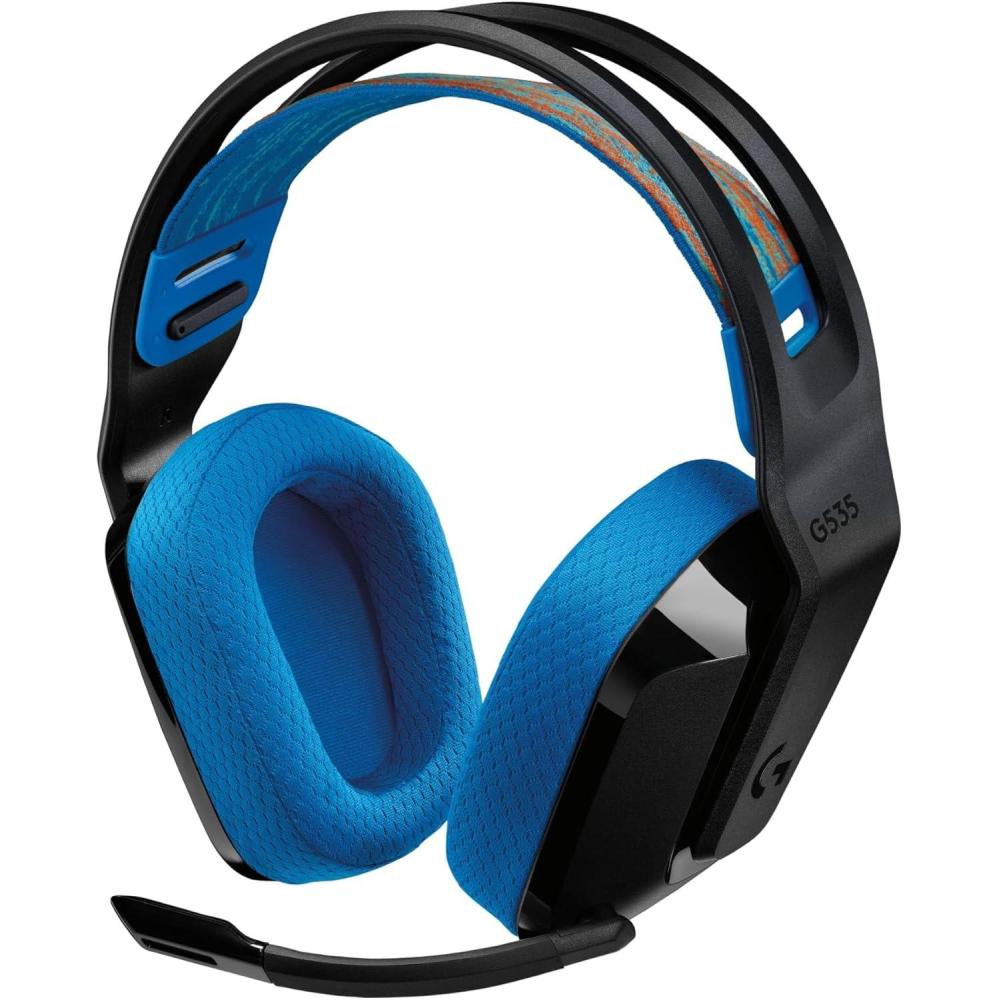 imageLogitech G335 Casque Gamer Filaire avec Micro Prise Audio 35 mm Ecouteurs Mousse  Mmoire de Forme Lger Compatible avec PC PlayStation Xbox Nintendo Switch  BlancNoir