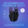 Logitech G335 Casque Gamer Filaire, avec Micro, Prise Audio 3,5 mm, Ecouteurs Mousse à Mémoire de Forme, Léger, Compatible avec PC, PlayStation, Xbox, Nintendo Switch – Noir(Noir)