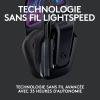Logitech G335 Casque Gamer Filaire, avec Micro, Prise Audio 3,5 mm, Ecouteurs Mousse à Mémoire de Forme, Léger, Compatible avec PC, PlayStation, Xbox, Nintendo Switch – Noir(Bleu avec détails violets)