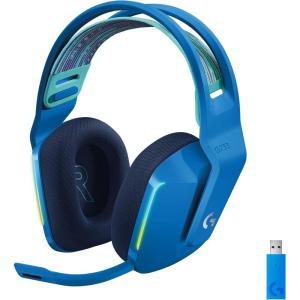 Logitech G305 Souris Gamer sans Fil, Capteur Gaming HERO, 12000 PPP, Ultra-Léger, 6 Boutons Programmables + Casque Gaming sans fil LIGHTSPEED G733 de Logitech avec Bandeau de Suspension, LIGHTSYNC(Bleu)