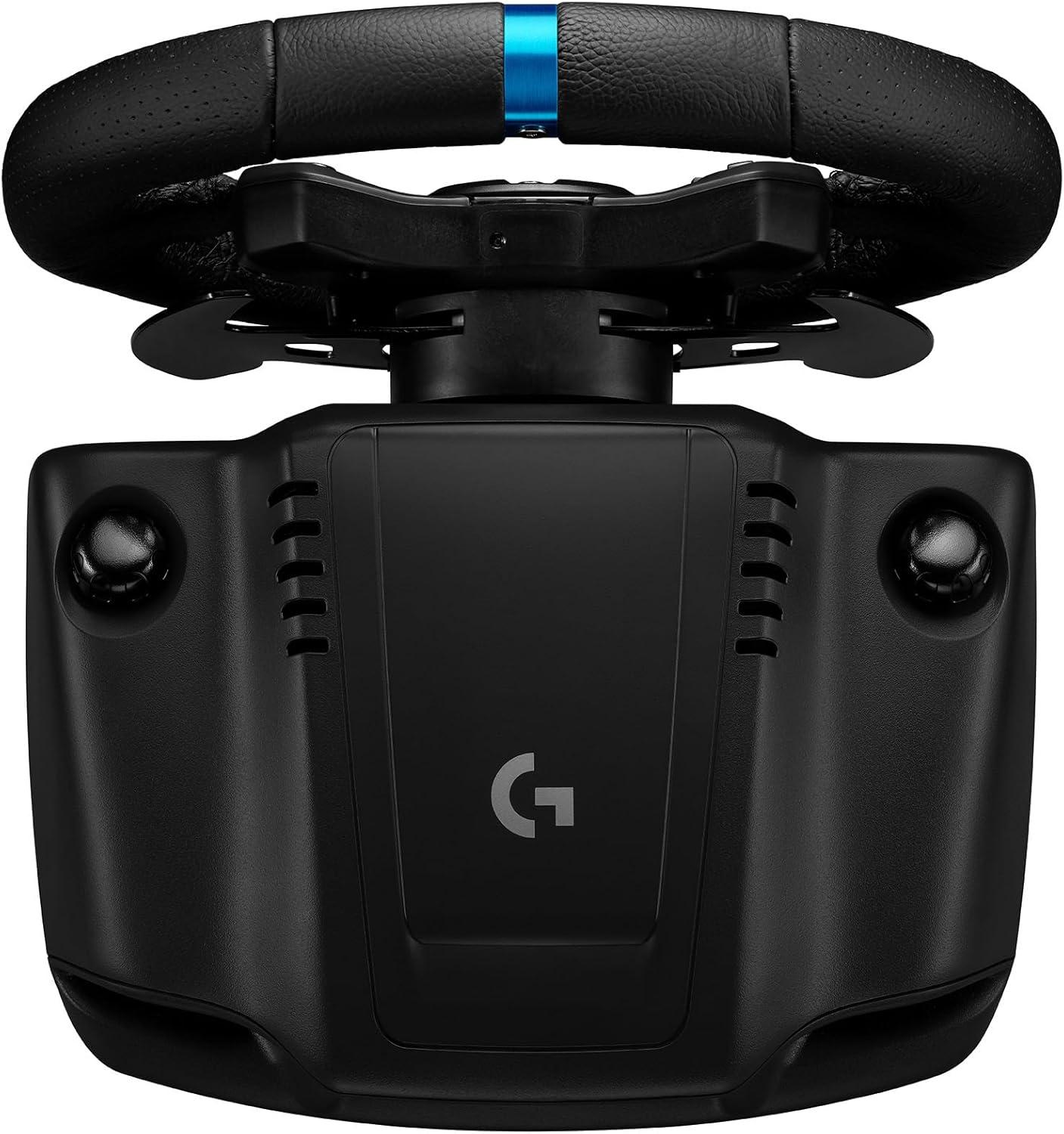 imageLogitech G G923 Volant de Course et Pdales Compatible PS5 PS4 et PC Prise anglaise Type G NoirPlayStation PC