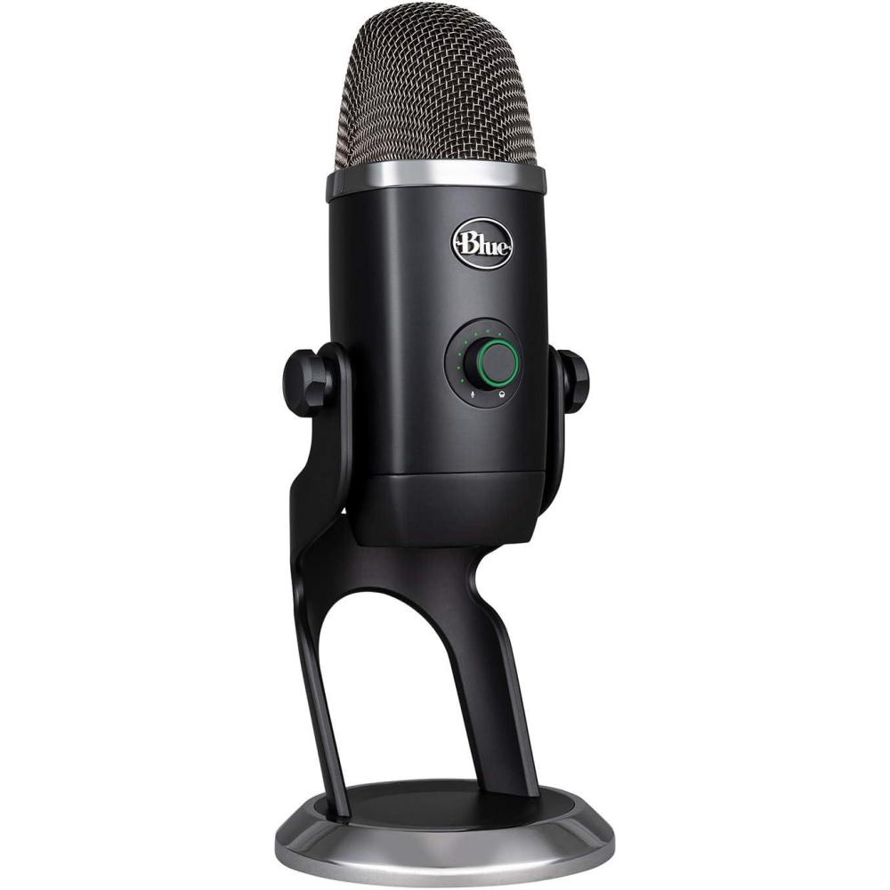 imageBlue Microphones Yeti X Micro USB Condensateur Pro pour Enregistrement Gaming Streaming Podcast Micro PC Mac Micro Gaming avec Indicateur Haute Rsolution LED Effets Blue VOCE NoirNoir