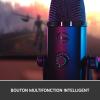 Blue Microphones Yeti X, Micro USB à Condensateur Pro pour Enregistrement, Gaming, Streaming, Podcast, Micro PC / Mac, Micro Gaming avec Indicateur Haute Résolution, LED, Effets Blue VO!CE – Noir(Noir)