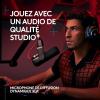 Logitech G Yeti Studio Microphone Gaming de Diffusion XLR Actif et Dynamique, préamplificateur Actif ClearAmp, Capsule à Double diaphragme, Antichoc Interne – Blanc(Schwarz)
