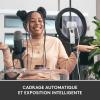 Logitech StreamCam, webcam pour streaming YouTube et Twitch, full HD 1080p 60Fps, connexion USB-C, détection des visages par IA, mise au point automatique, vidéo verticale – Noir(Blanc)