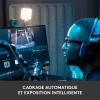 Logitech StreamCam, webcam pour streaming YouTube et Twitch, full HD 1080p 60Fps, connexion USB-C, détection des visages par IA, mise au point automatique, vidéo verticale – Noir(Noir)