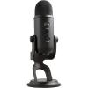 Logitech for Creators Blue Yeti Microphone USB pour Enregistrer, Streaming, Gaming, Podcast sur PC & Mac, Micro condensateur pour ordinateur portable et PC avec Effets Blue VO!CE, Plug and Play – Noir(Noir)