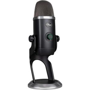 Blue Microphones Yeti X, Micro USB à Condensateur Pro pour Enregistrement, Gaming, Streaming, Podcast, Micro PC / Mac, Micro Gaming avec Indicateur Haute Résolution, LED, Effets Blue VO!CE – Noir(Noir)