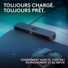 Logitech G 943-000110 POWERPLAY Tapis de Souris Gamer, Système de Charge Gaming sans Fil en Tissu et Rigide Inclus, Compatible avec G502 LIGHTSPEED, G PRO Wireless et SUPERLIGHT, G903, G703, Noir(345L x 284l mm)