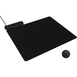 Logitech G 943-000110 POWERPLAY Tapis de Souris Gamer, Système de Charge Gaming sans Fil en Tissu et Rigide Inclus, Compatible avec G502 LIGHTSPEED, G PRO Wireless et SUPERLIGHT, G903, G703, Noir(345L x 284l mm)